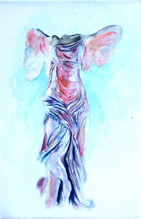 Nike Goddess of Victory, watercolor painting | Art, Amazing art, Nike ...