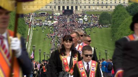 Centennial parade: Tens of thousands in Belfast for Orange Order march ...