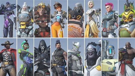 Overwatch 2 - ALL the New Hero Skins! New Hero Looks - YouTube