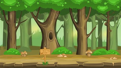 Forest Background game 2D | Game Art Partners