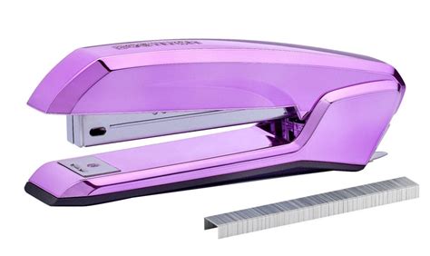 Ascend Plastic Stapler, Metallic Blue