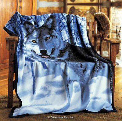 Wolf Wildlife Fleece Throw | Wolf wonder | Pinterest | Fleece throw and Wolves