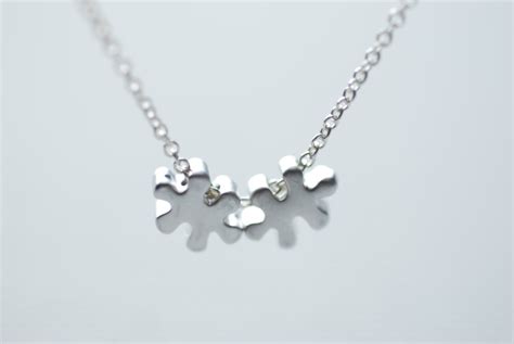 Puzzle Piece Necklace Autism Necklace Autism Puzzle Piece - Etsy