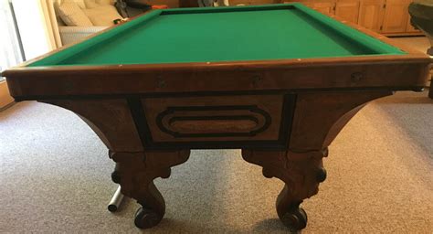 Vintage Brunswick-Balke-Collender Carom Billiard Table