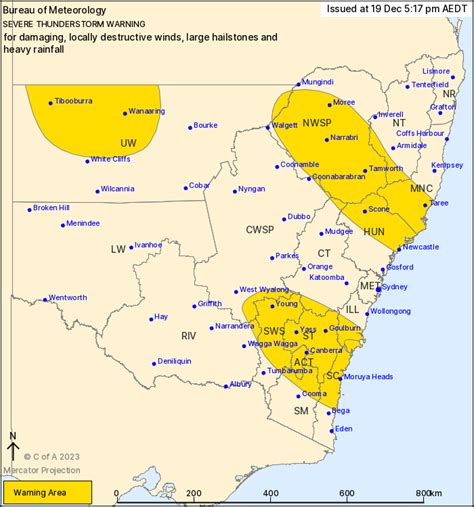 NSW Severe Thunderstorm Warning: Large Hail, Damaging Winds, Heavy Rain ...