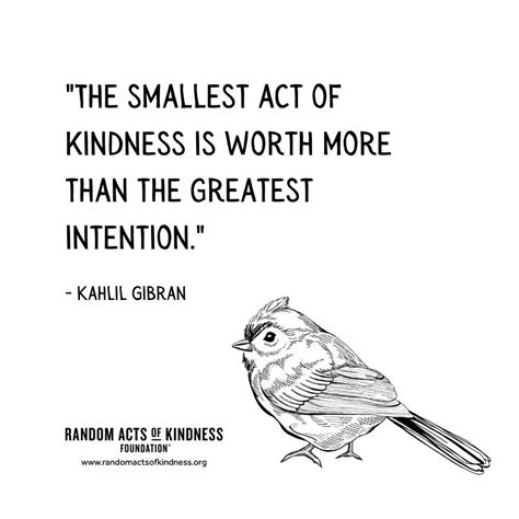 The Random Acts of Kindness Foundation | Kindness Quote | The smallest act of