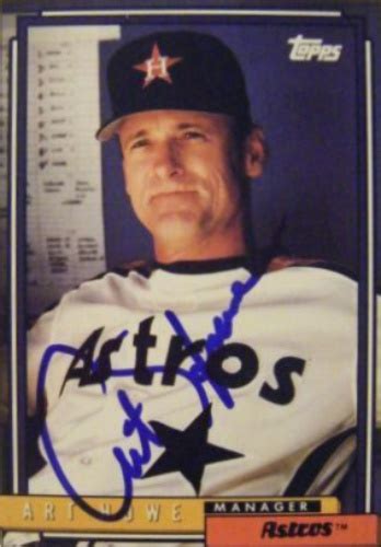 Art Howe Autographs and Memorabilia | Sports, Baseball