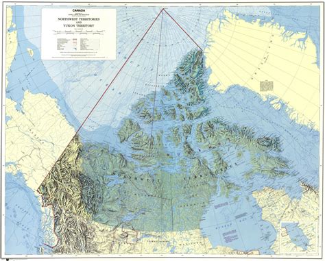 Northern Canada Map | Canada map | GoTrekkers Map Store