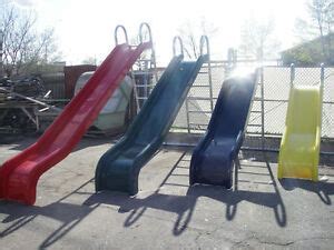 12 foot fiberglass back yard playground slide 4 different colors ...