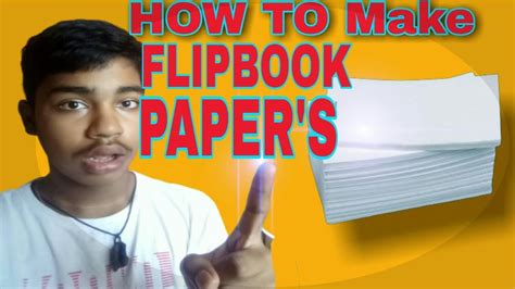 How to Make Flip book Papers at home (50 to 100 At a time) Flip book Animation - YouTube