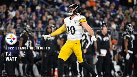 HIGHLIGHTS: T.J. Watt's Top Plays of 2022 | Pittsburgh Steelers - Win Big Sports