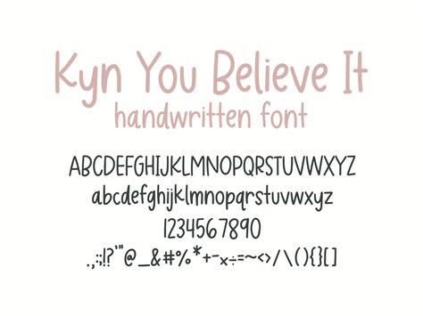 Neat Handwriting Fonts