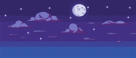 Night Sky - Sky of June | Pixel Art Background