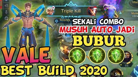 Best Build Vale 2020 | Top 1 Global Vale 2020 Build | Mobile legends ...