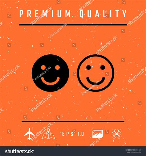 Smile Icon Happy Face Symbol Your Stock Vector (Royalty Free) 1539804437 | Shutterstock