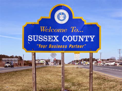 Geographically Yours Welcome: Sussex County, Delaware