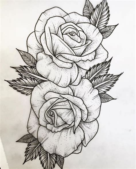 Resultado de imagem para desenho de rosas para tattoo #maoritattoosdesigns | Rose drawing tattoo ...