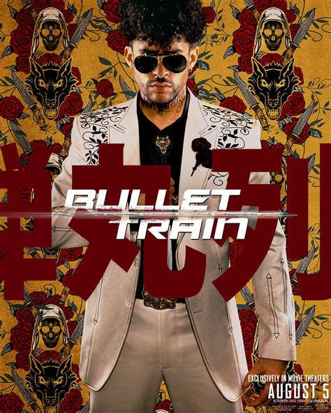 Bullet Train Movie Posters Give Stunning Look At Brad Pitt's Rivals