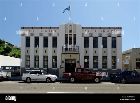 Art Deco buildings in Napier Stock Photo - Alamy