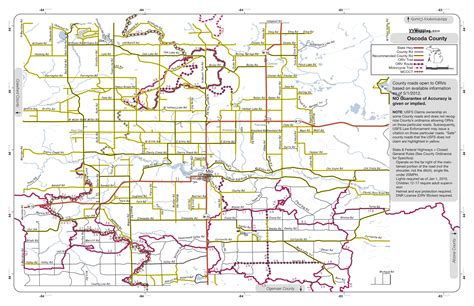 Michigan Orv Trail Map - Living Room Design 2020