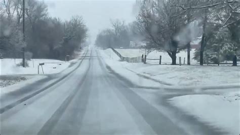 Storm moving across the central US dumps snow on Oklahoma | 11alive.com