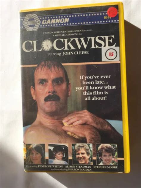 RARE CLOCKWISE (1985) Ex Rental Big Box Cannon VHS Video Tape, John ...