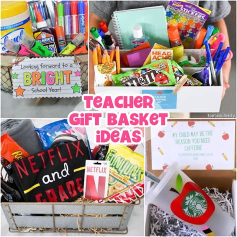 15 Teacher Gift Basket Ideas to Show Your Appreciation - What Mommy Does