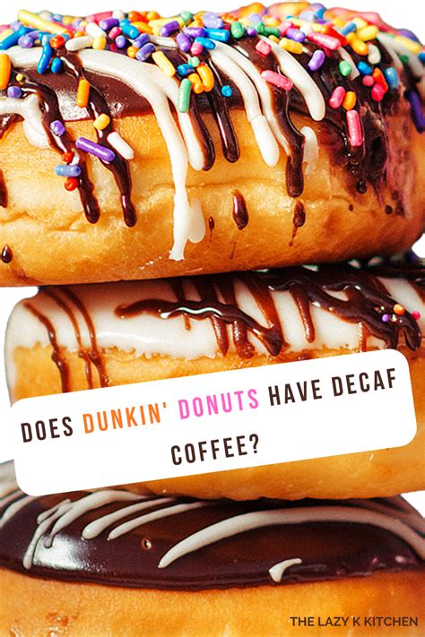 Does Dunkin Donuts have Full Decaf Iced Coffee? - The Lazy K Kitchen