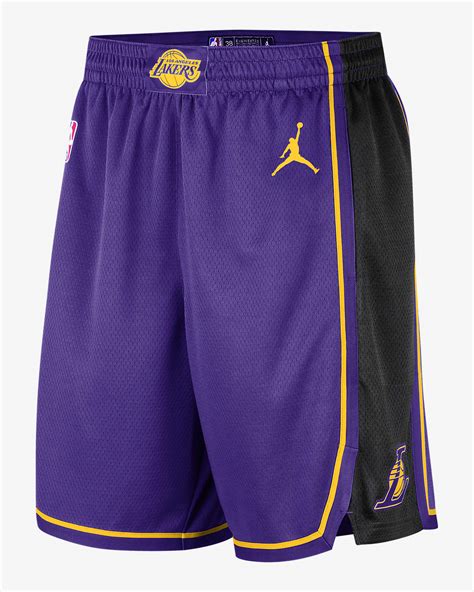 Los Angeles Lakers Statement Edition Men's Jordan Dri-FIT NBA Swingman Basketball Shorts. Nike CA