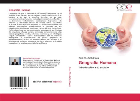 Geografía Humana, 978-3-8484-5328-3, 3848453282 ,9783848453283 por René Alberto Rodríguez