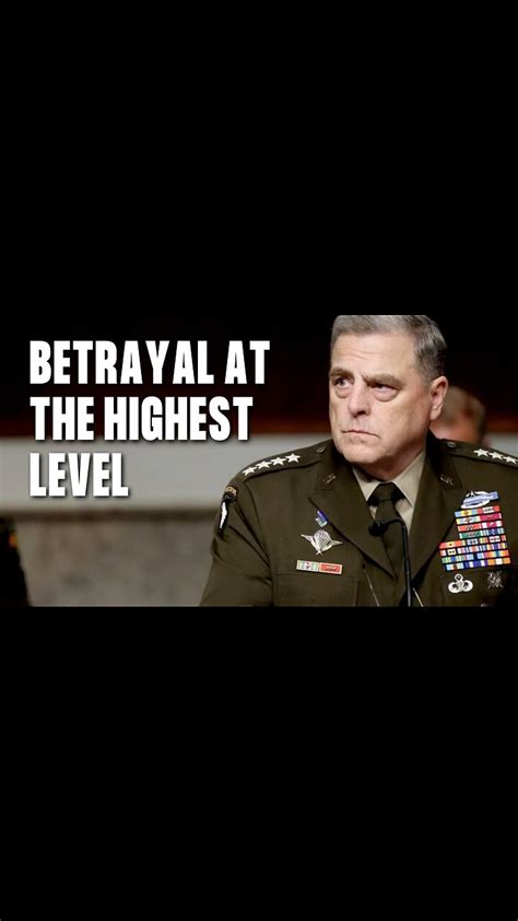 General Mark Milley Betrays America for China.