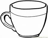 Coffee Cup Printable  Word Searches sketch template