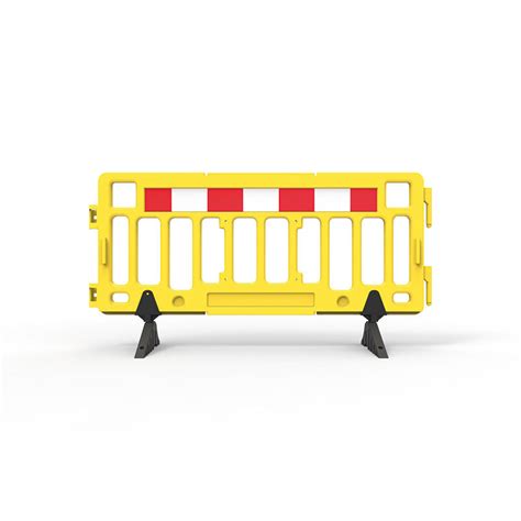 Plastic Fence Barrier with Rubber Foot 2000 x 1000mm – Hi-vis Yellow ...