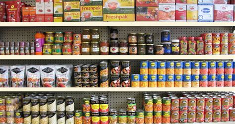 Shelves packed with South African groceries | South africa food, West ...