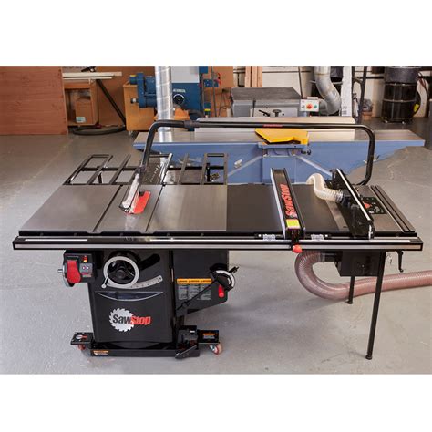 SawStop 10" Industrial Cabinet Saw with 5hp 1ph 230v motor and 36" ICS ...