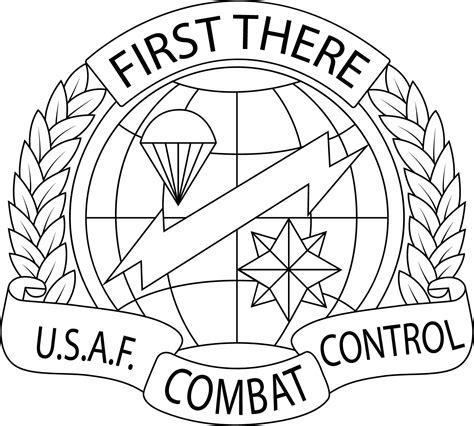 ArtStation - Air Force Combat Control Team Badge Vector svg eps dxf png ...