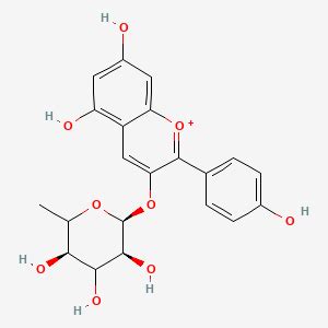 Pelargonidin 3-rhamnoside | C21H21O9+ | CID 44256696 - PubChem