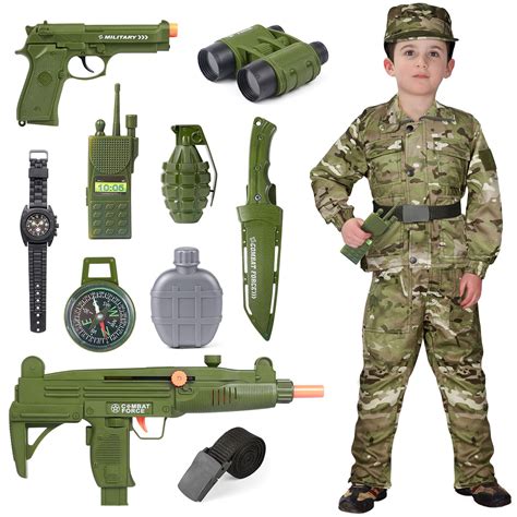 Buy vamei Army Suit for Kids Costume Army Costume for Boys Soldier ...