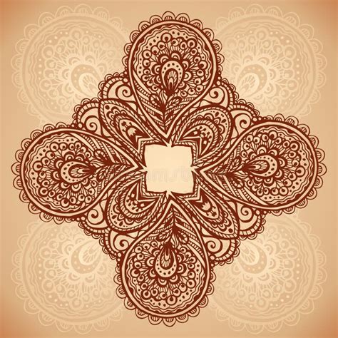 Vintage Floral Background with Doodle Flowers Stock Vector - Illustration of design, chocolate ...