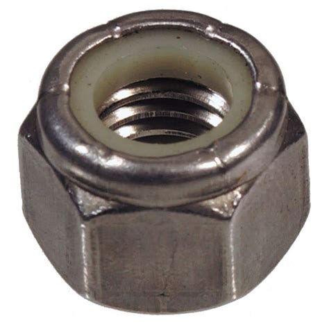 Hillman 5/8"-11 Stainless Steel Nylon Insert Stop Nut (5-Pack) 43748 - The Home Depot