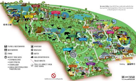 Audubon Zoo Map