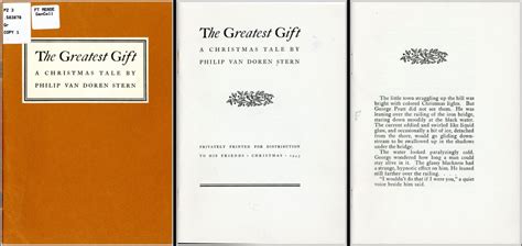 The Greatest Gift: A Forgotten Christmas Story | Literary History - House of Cadmus