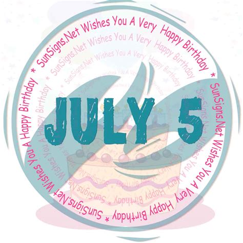 July 5 Zodiac is Cancer, Birthdays and Horoscope - SunSigns.Net