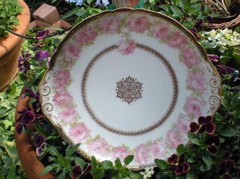 Haviland Presidential Drop Rose Handled Bowl | China patterns, Antique haviland limoges, Limoges ...