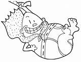 Captain Underpants coloring Pages  ColoringLib sketch template