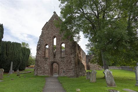 Beauly Priory, ruin of a holy building in the highlands of Scotland