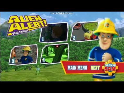 Fireman Sam: Alien Alert! The Movie DVD Menu Walkthrough - YouTube