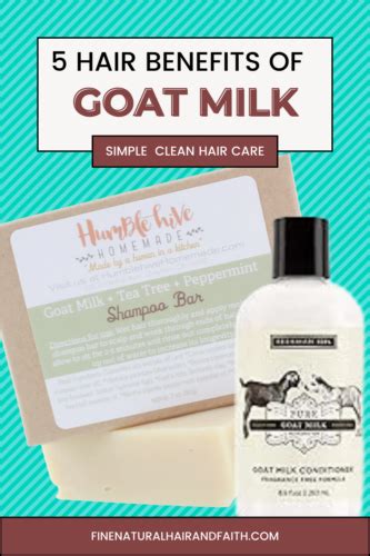 5 Goat Milk Benefits for Your Hair : Fine Natural Hair Care & Faith ...