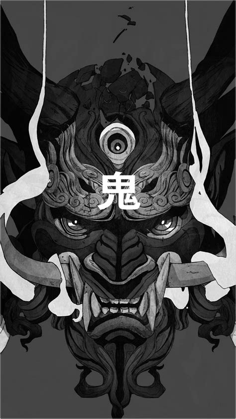 Demon Oni Mask Art Wallpaper 4k | Arte de samurai, Obras de arte en ...