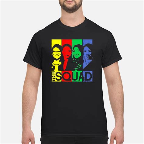 Congresswoman SQUAD AOC Ilhan Omar Tlaib Pressley Shirt | by Dmyh | Medium